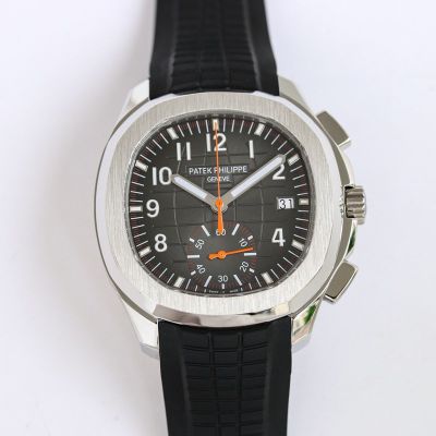 PATEK PHILIPPE tourbillon Aquanaut  Steel Gray Chronograph Flyback Dial Watch